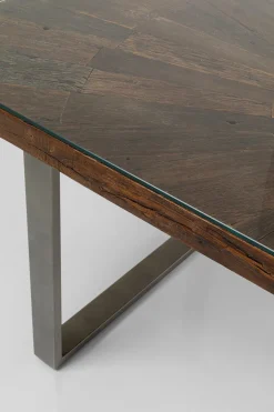 KARE Tisch Conley Rohstahl 180x90