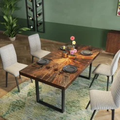 KARE Tisch Conley Schwarz 180x90