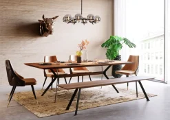 KARE Tisch Downtown Eiche 220x100cm