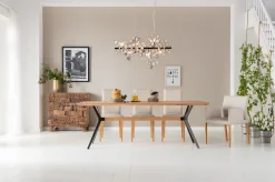 KARE Tisch Downtown Eiche 220x100cm