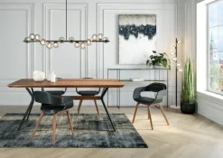 KARE Tisch Downtown Walnuss 180x90cm