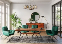 KARE Tisch Downtown Walnuss 180x90cm