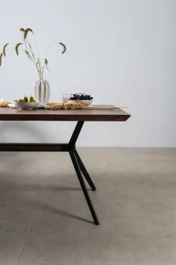 KARE Tisch Downtown Walnuss 100x220cm