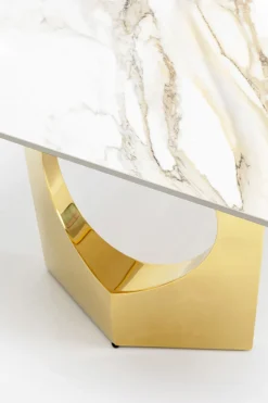 KARE Tisch Eternity Oho Gold Keramik 180x90cm