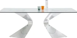 KARE Tisch Gloria Chrom 200x100cm