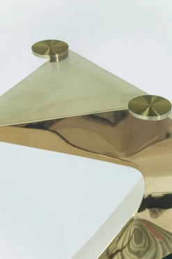 KARE Tisch Gloria Gold 100x200cm