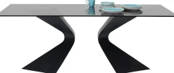 KARE Tisch Gloria Schwarz 200x100cm