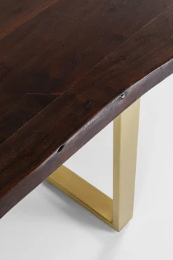 KARE Tisch Harmony Dunkel Brass 160x80