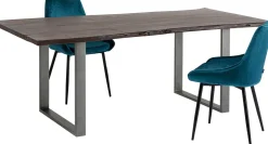KARE Tisch Harmony Dunkel Rohstahl 160x80