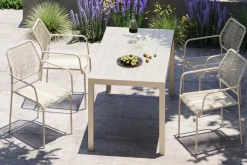 KARE Tisch Madagascar Grau 80x140cm