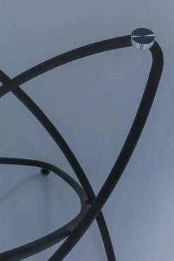 KARE Tisch Molekular Schwarz Ø120cm