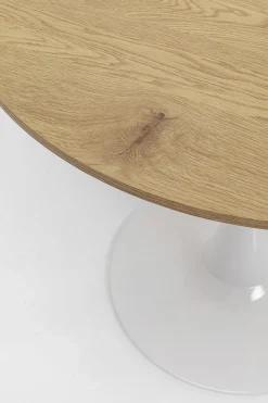 KARE Tisch Schickeria Eiche Weiß Ø80cm