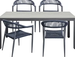 KARE Tisch Sorrento Grau180x90cm