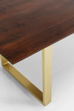 KARE Tisch Symphony Dunkel Brass 160x80