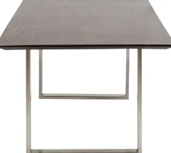 KARE Tisch Symphony Dunkel Chrom 160x80