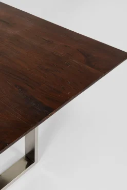 KARE Tisch Symphony Dunkel Chrom 180x90