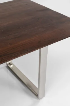 KARE Tisch Symphony Dunkel Chrom 180x90