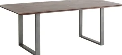 KARE Tisch Symphony Dunkel Rohstahl 160x80