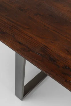 KARE Tisch Symphony Dunkel Rohstahl 180x90