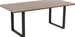 KARE Tisch Symphony Dunkel Rohstahl 180x90
