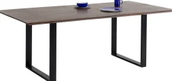 KARE Tisch Symphony Dunkel Schwarz 160x80