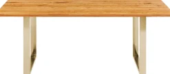 KARE Tisch Symphony Eiche Brass 200x100