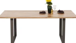 KARE Tisch Symphony Rohstahl 160x80