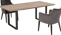 KARE Tisch Symphony Rohstahl 160x80