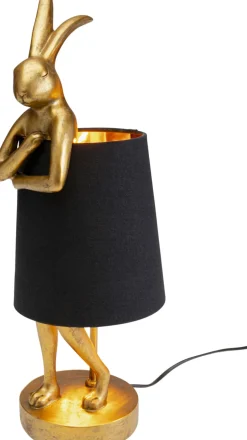 KARE Tischleuchte Animal Rabbit Gold/Schwarz 50cm