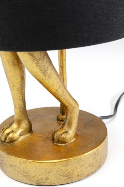 KARE Tischleuchte Animal Rabbit Gold/Schwarz 50cm