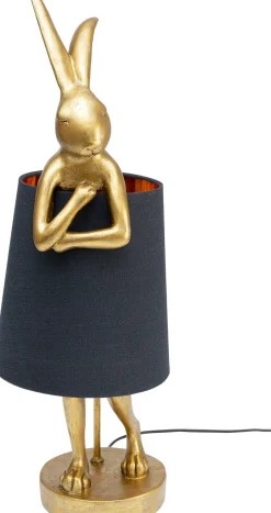 KARE Tischleuchte Animal Rabbit Gold/Schwarz 68cm