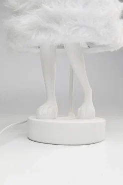 KARE Tischleuchte Animal Rabbit Fur Weiß/Silber 68cm