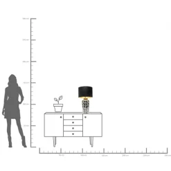 KARE Tischleuchte Artistico 62cm