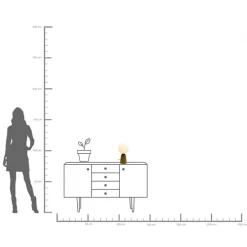 KARE Tischleuchte Bollie Grün 33cm
