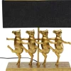 KARE Tischleuchte Dancing Cows Schwarz