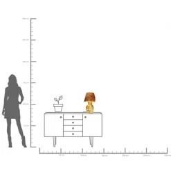 KARE Tischleuchte Donna Leo 48cm