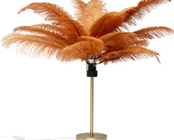 KARE Tischleuchte Feather Palm Braun 60cm