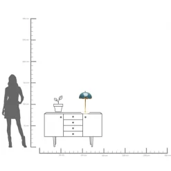 KARE Tischleuchte Lia Midnight 50cm