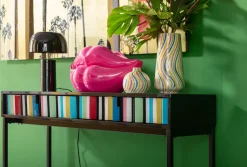 KARE Tischleuchte Loungy Schwarz 38cm