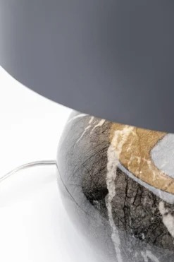 KARE Tischleuchte Mamo Deluxe Grau 38cm