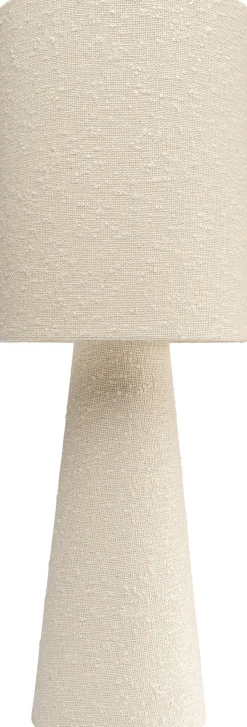 KARE Tischleuchte Marleen Beige Boucle 60cm