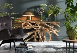 KARE Tischleuchte Mushroom Brass