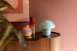 KARE Tischleuchte Mushroom Mint 27cm