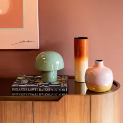 KARE Tischleuchte Mushroom Salbei 20cm