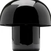 KARE Tischleuchte Mushroom Schwarz 20cm