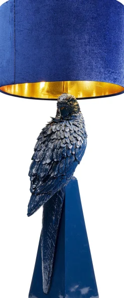 KARE Tischleuchte Parrot Blau 84cm