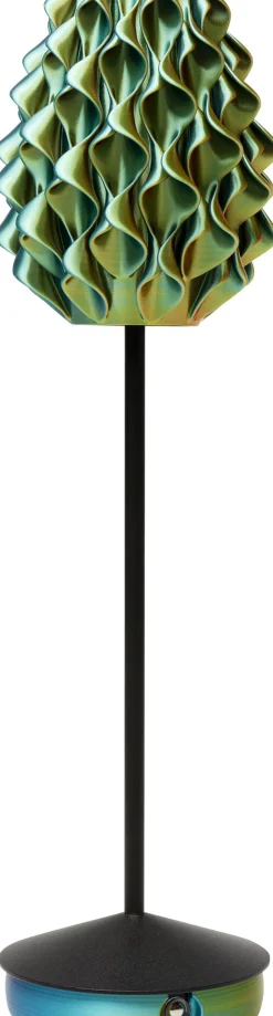 KARE Tischleuchte Swirl Schwarz Sunset