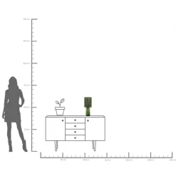 KARE Tischleuchte Vecchio Grün 42cm