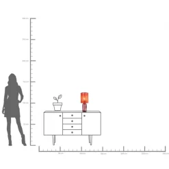 KARE Tischleuchte Veccio Pink 42cm