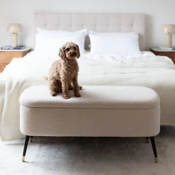 KARE Truhenbank Rico Weiß